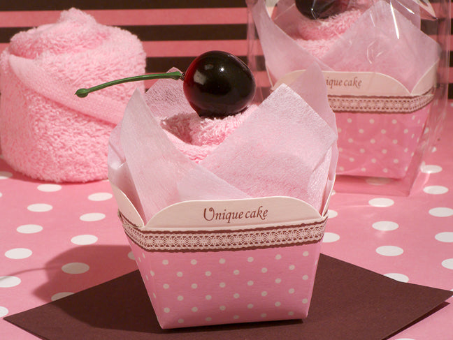 "Sweet Treats Collection" Cupcake towel baby favor