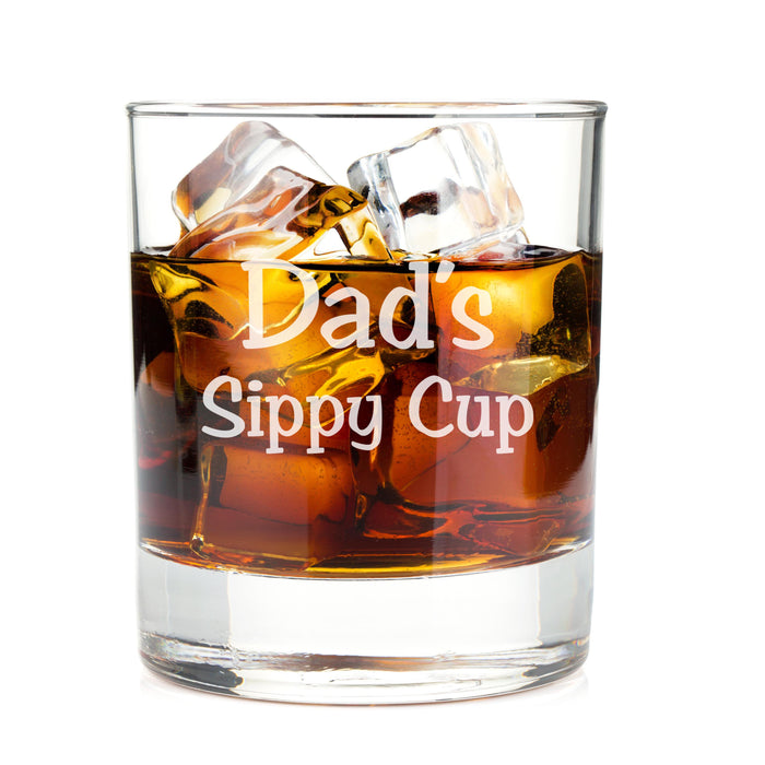 Dad's Sippy Cup Whiskey Glasses